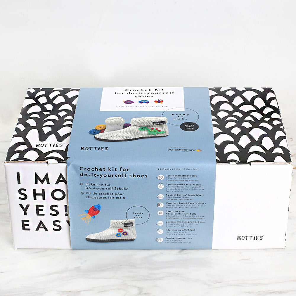 BOTTİES Kids Örgü Ayakkabı Kiti XXS - Krem