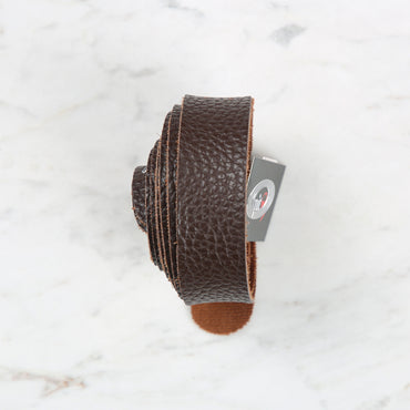 Knitme Spor Dikişli Çanta Askısı 75X2,5 cm Kahverengi BA-0006