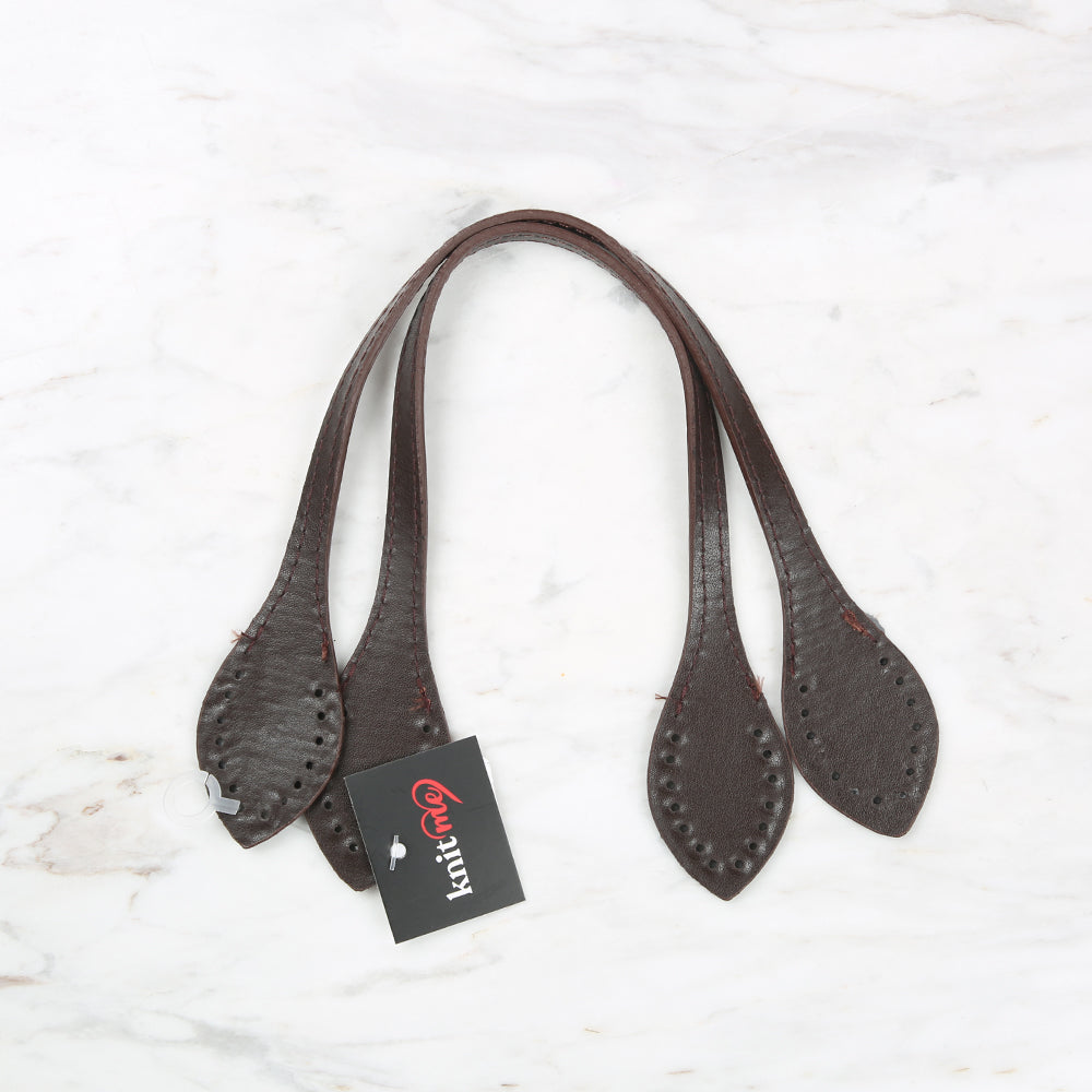 Knitme Boyalı Çanta Sapı 37 cm Kahverengi BA-0057