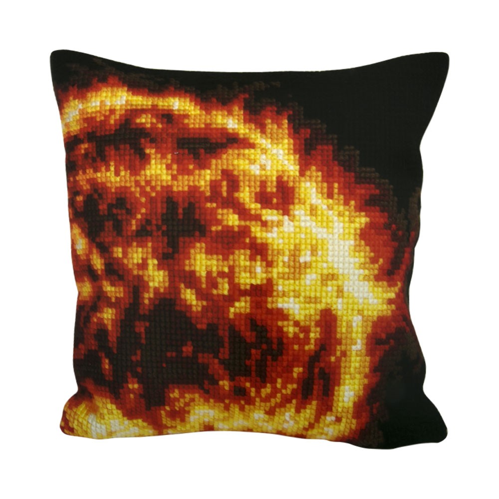 Collection D'art 40x40 cm Güneş Desenli Goblen Yastık Kiti