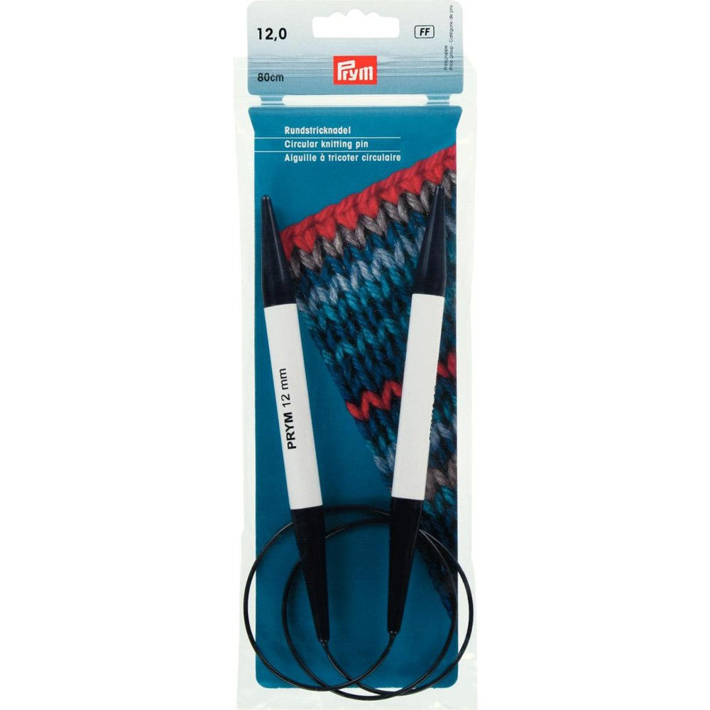 PRYM 12 mm 80 cm Plastik Misinalı Şiş - 211314