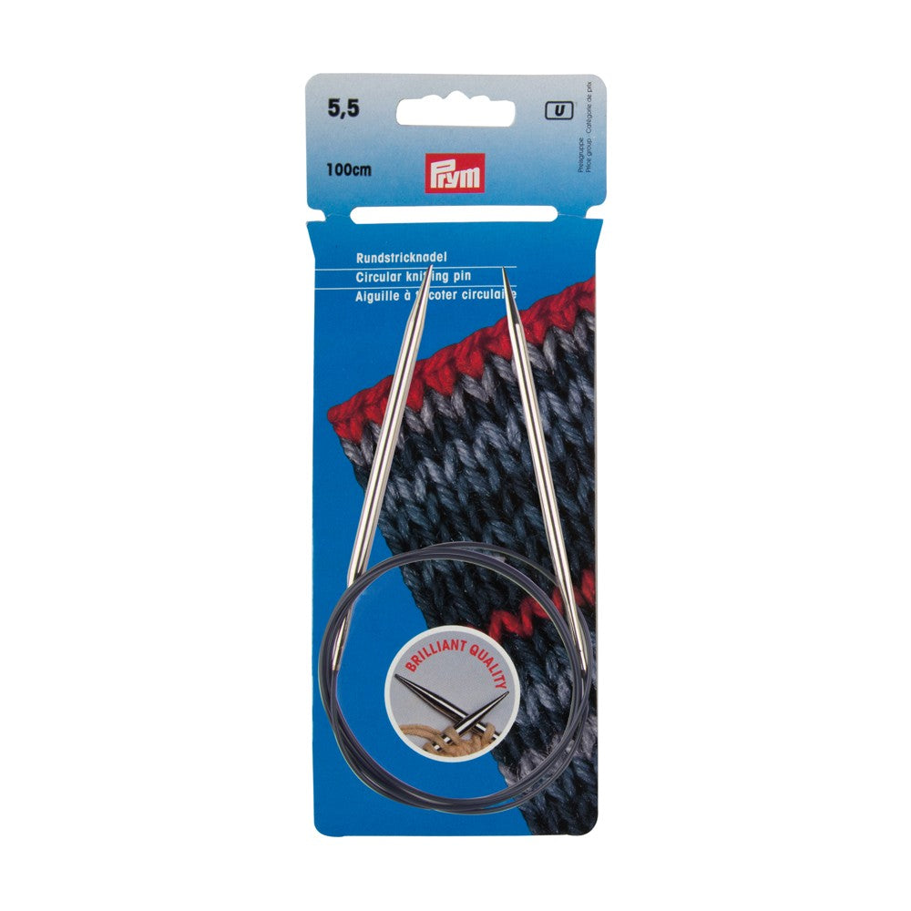 PRYM 5,5 mm 120 cm Parlak Misinalı Şiş - 21217
