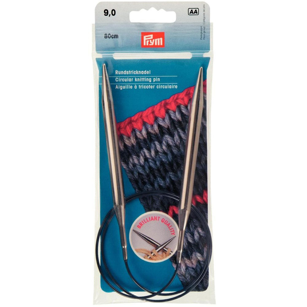 PRYM 9 mm 80 cm Parlak Misinalı Şiş - 212224