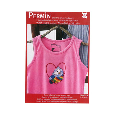 Permin 10x10 Baykuş Desenli Mini Etamin Kiti - 794758
