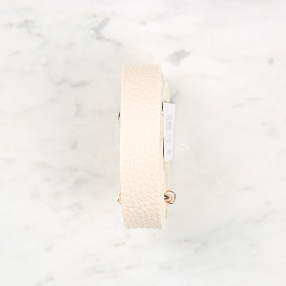 Knitme Sürgü Tokalı Çanta Askısı 135x2cm Krem BA-0002