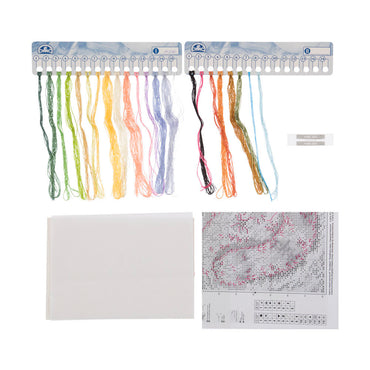 RTO Baltic 20 x 14,5 cm Tilki Desenli Etamin Kiti - M532