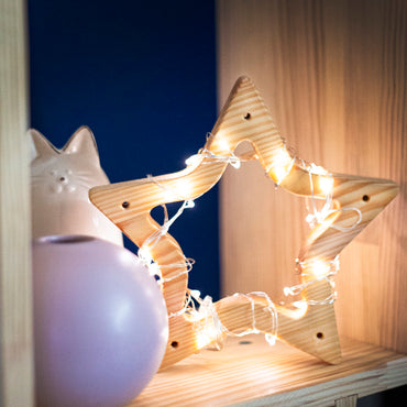 Hobi Baby 19x19 cm Büyük Boy Ahşap Yıldız