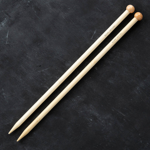 Kartopu Bamboo 33 cm 9 mm Ahşap Japon Örgü Şişi