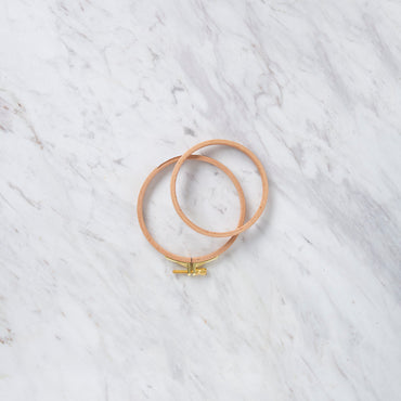 Nurge 8 mm Vidalı Ağaç Nakış Kasnak - No-1