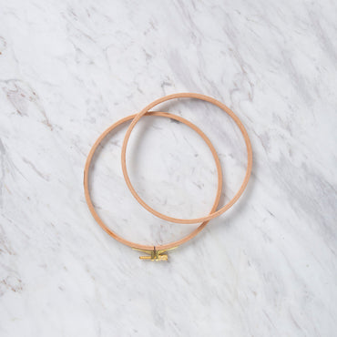 Nurge 8 mm Vidalı Ağaç Nakış Kasnak - No-3