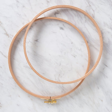 Nurge 16 mm Vidalı Ağaç Nakış Kasnak - No-5