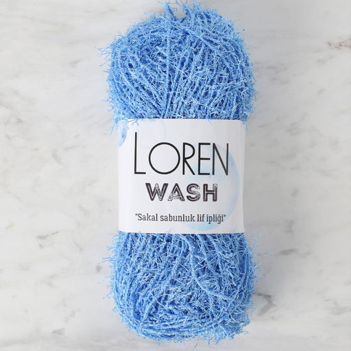 Loren Wash Mavi El Örgü İpi - R090