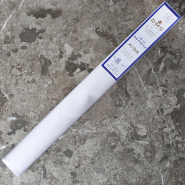 DMC Aida 38.1x45.7 cm Etamin Kumaşı Beyaz - GD1436BX-6750 BLANC 14 CT