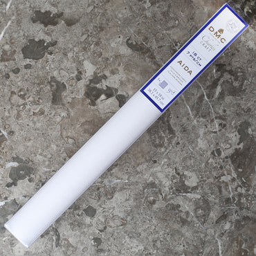 DMC Aida 38.1x45.7 cm Etamin Kumaşı Beyaz - GD1836BX-6750 BLANC 18 CT