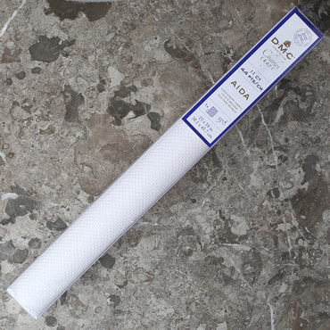 DMC Aida 38.1x45.7 cm Etamin Kumaşı Beyaz - GD1136BX-6750 BLANC 11 CT