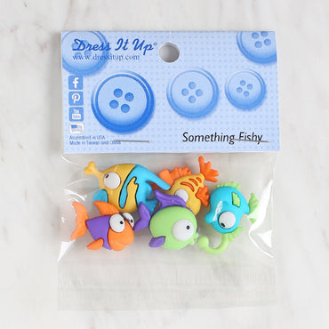 Dress It Up Balık Dekoratif Düğme - 6952