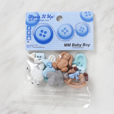 Dress It Up Bebek Temalı Dekoratif Düğme - 2120