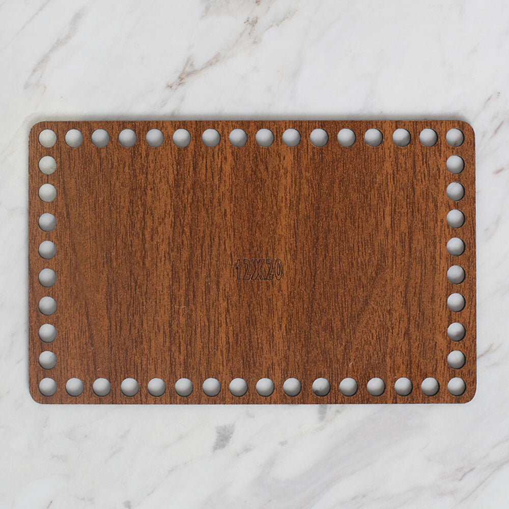 Loren Ahşap Taban Orta Boy Dikdörtgen 12 X 20 CM