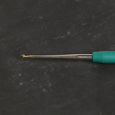 Tulip No:7 1,30 mm 14 cm Yeşil Silikon Yumuşak Saplı Dantel Tığ - T-9GE