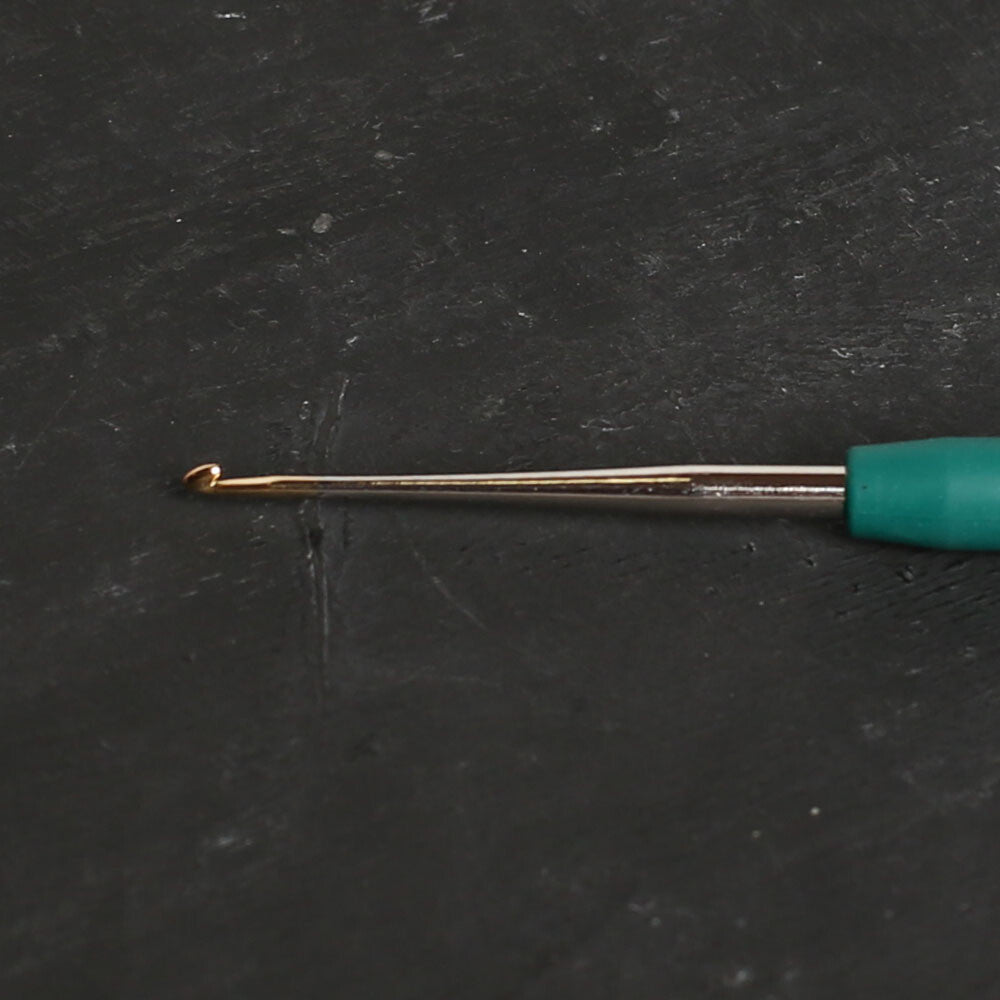 Tulip No:10 1,10 mm Yeşil Silikon Yumuşak Saplı Dantel Tığ - T-9GE