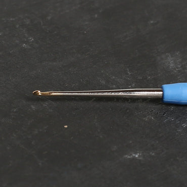 Tulip No:8 1,25 mm Mavi Silikon Yumuşak Saplı Dantel Tığ - T-9GE