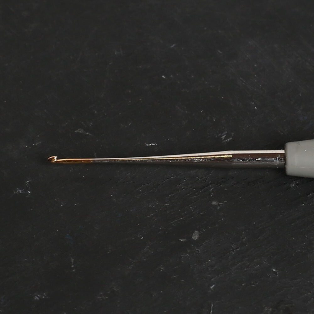 Tulip No.18 0,70 mm Gri Yumuşak Saplı Dantel Tığ - T9GE