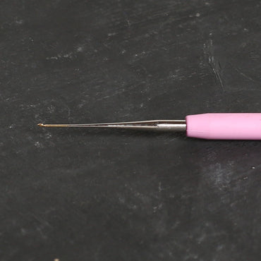 Tulip No:22 0,50 mm 14 cm Pembe Silikon Yumuşak Saplı Dantel Tığ - T-9GE