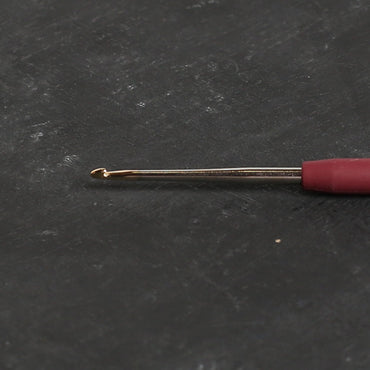 Tulip No:3 1,70 mm 14 cm Kahverengi Silikon Yumuşak Saplı Dantel Tığ - T-9GE