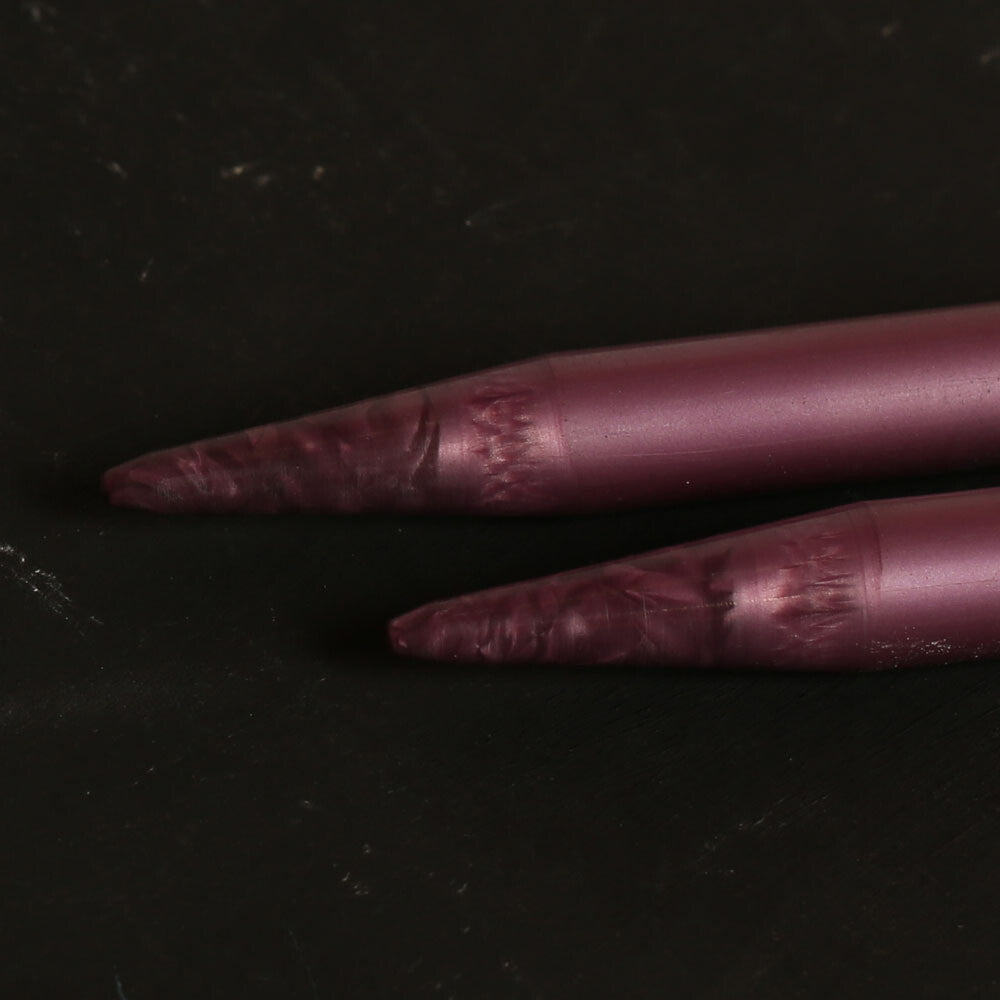 Pony Pearl 12 mm 35 cm Mor Plastik Şiş - 33640