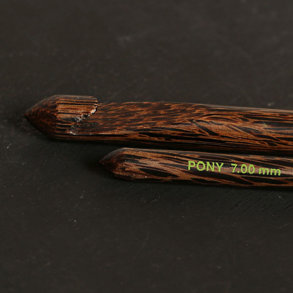 Pony Palm 10'lu Ahsap Yün Tığ Seti - 40003