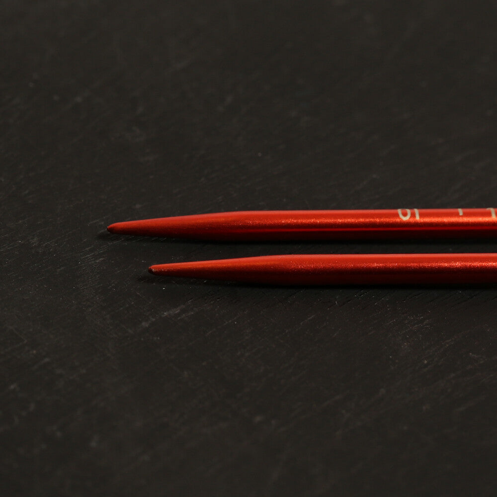 Pony Measure 3.5 mm 35 cm Turuncu Cetvelli Alüminyum Örgü Şişi - 34507