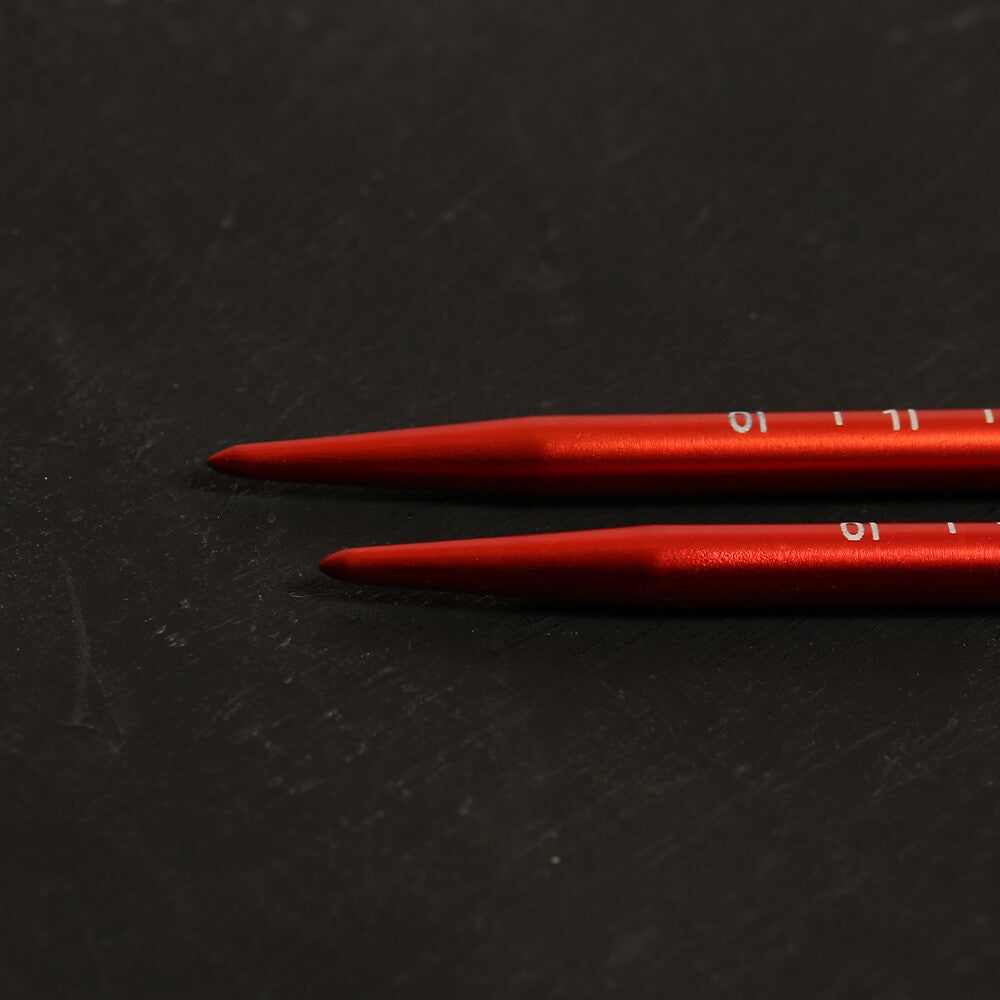 Pony Measure 5.5 mm 35 cm Turuncu Cetvelli Alüminyum Örgü Şişi - 34512