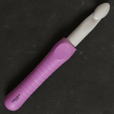 Pony Easy Grip 15 mm 17 cm Mor Yumuşak Saplı Yün Tığ - 56816