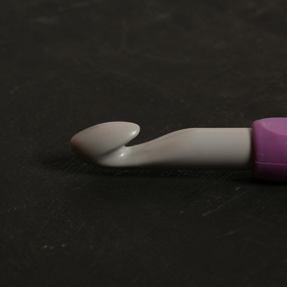 Pony Easy Grip 15 mm 17 cm Mor Yumuşak Saplı Yün Tığ - 56816