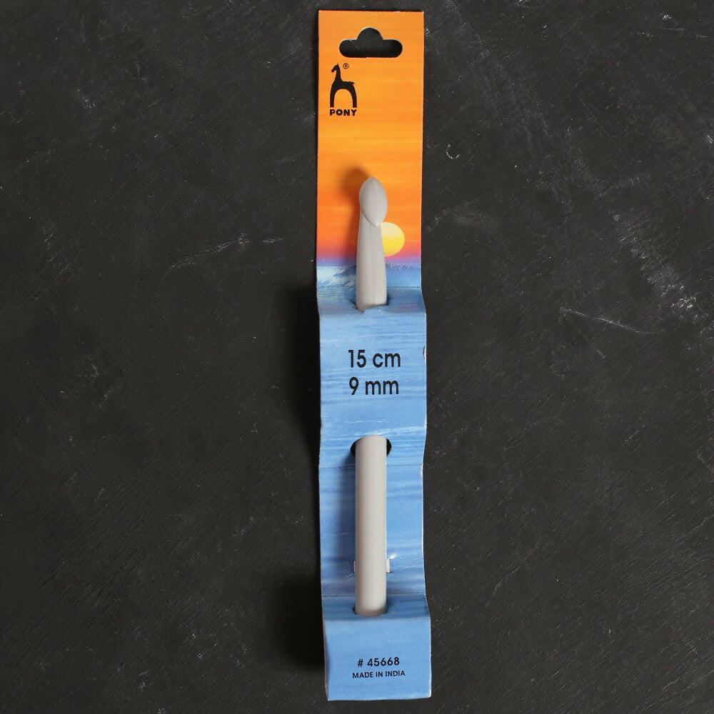 Pony 9 mm 15 cm ABS Plastik Yün Tığ - 45668