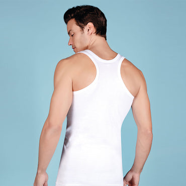 Berrak 1015 Erkek Ribana Rambo Atlet - Beyaz - 48-S