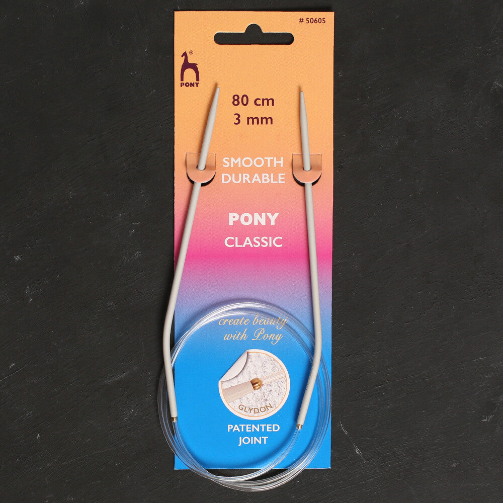 Pony 3 mm 80 cm Glydon Bağlantılı Alüminyum Misinalı Şiş - 50605