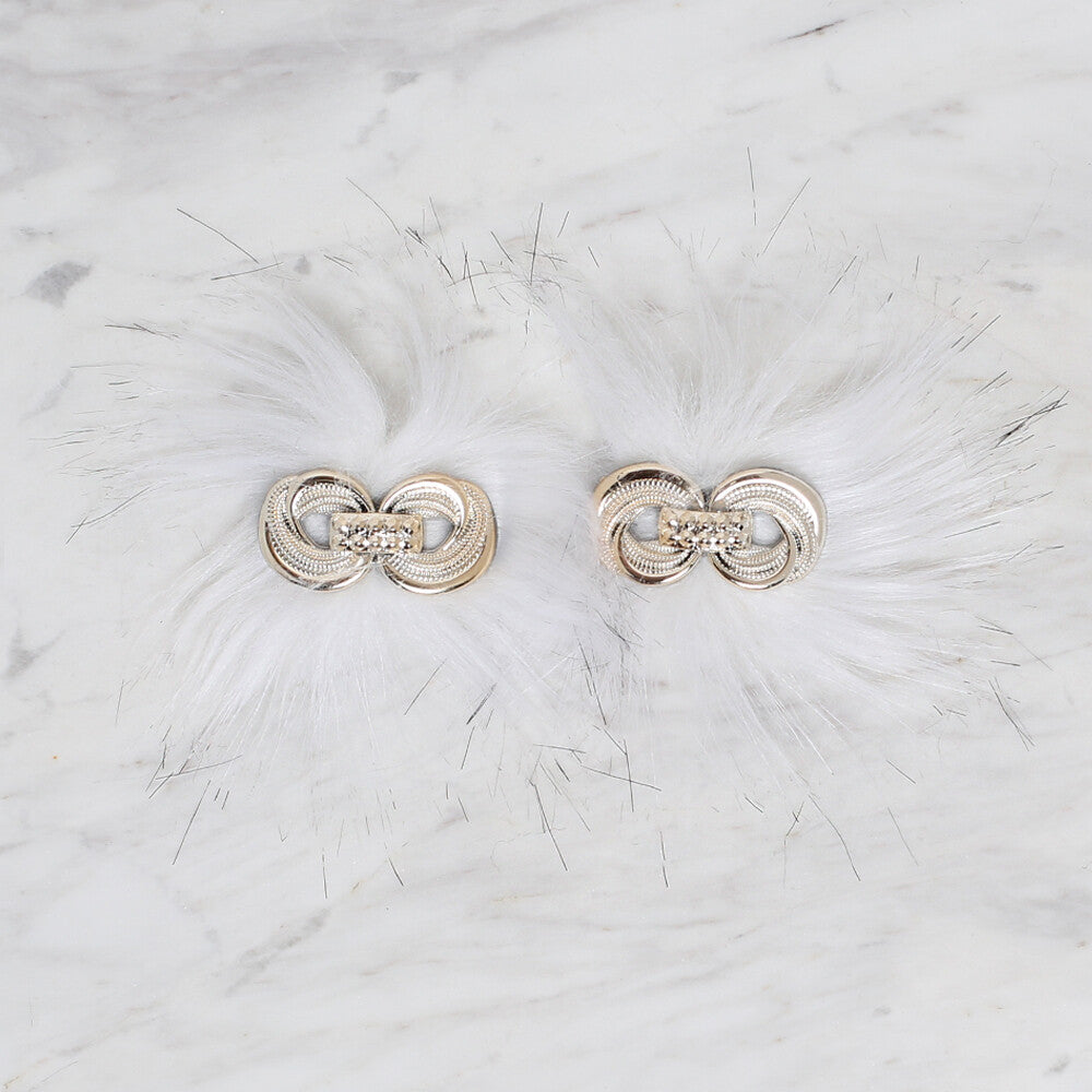 Loren Crafts Patik Süsü 1 Çift - Krem