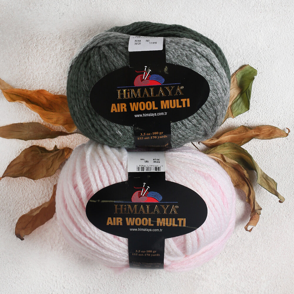 Himalaya Air Wool Multi Ebruli El Örgü İpi - 76113