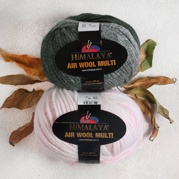Himalaya Air Wool Multi Ebruli El Örgü İpi - 76120