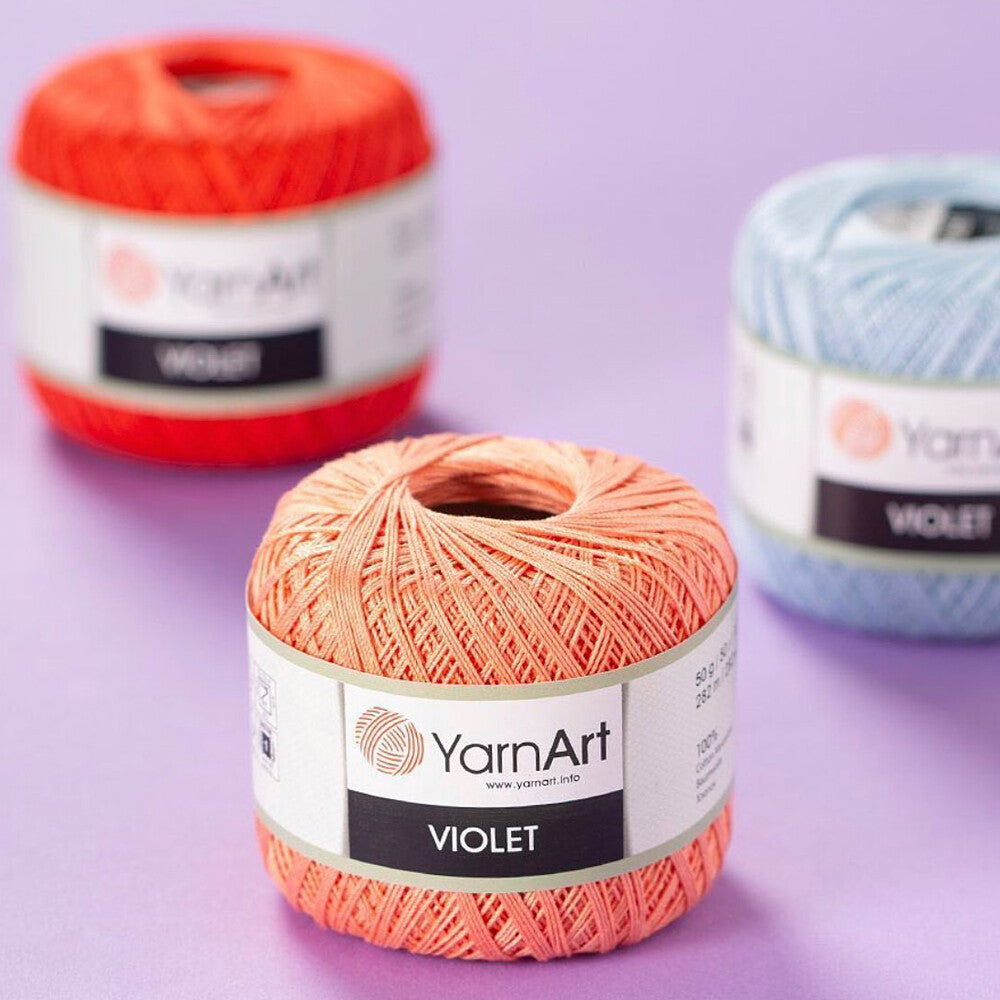 Yarnart Violet Krem Dantel İpi - 6282