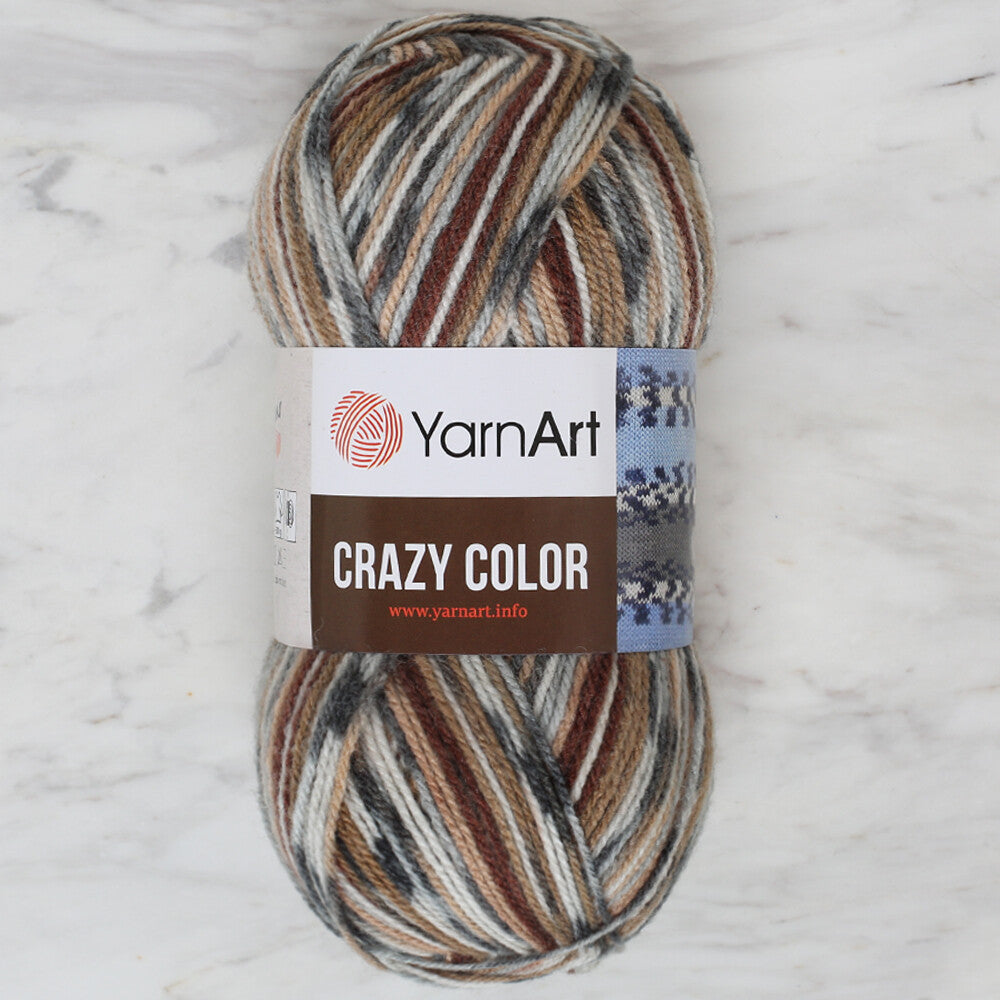 YarnArt Crazy Color Ebruli El Örgü İpi - 158 – Hobium