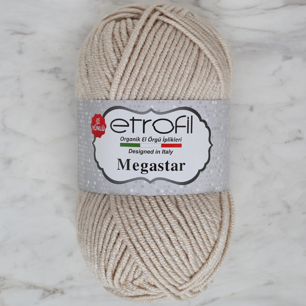 Etrofil Megastar Taş Rengi El Örgü İpi - 77011