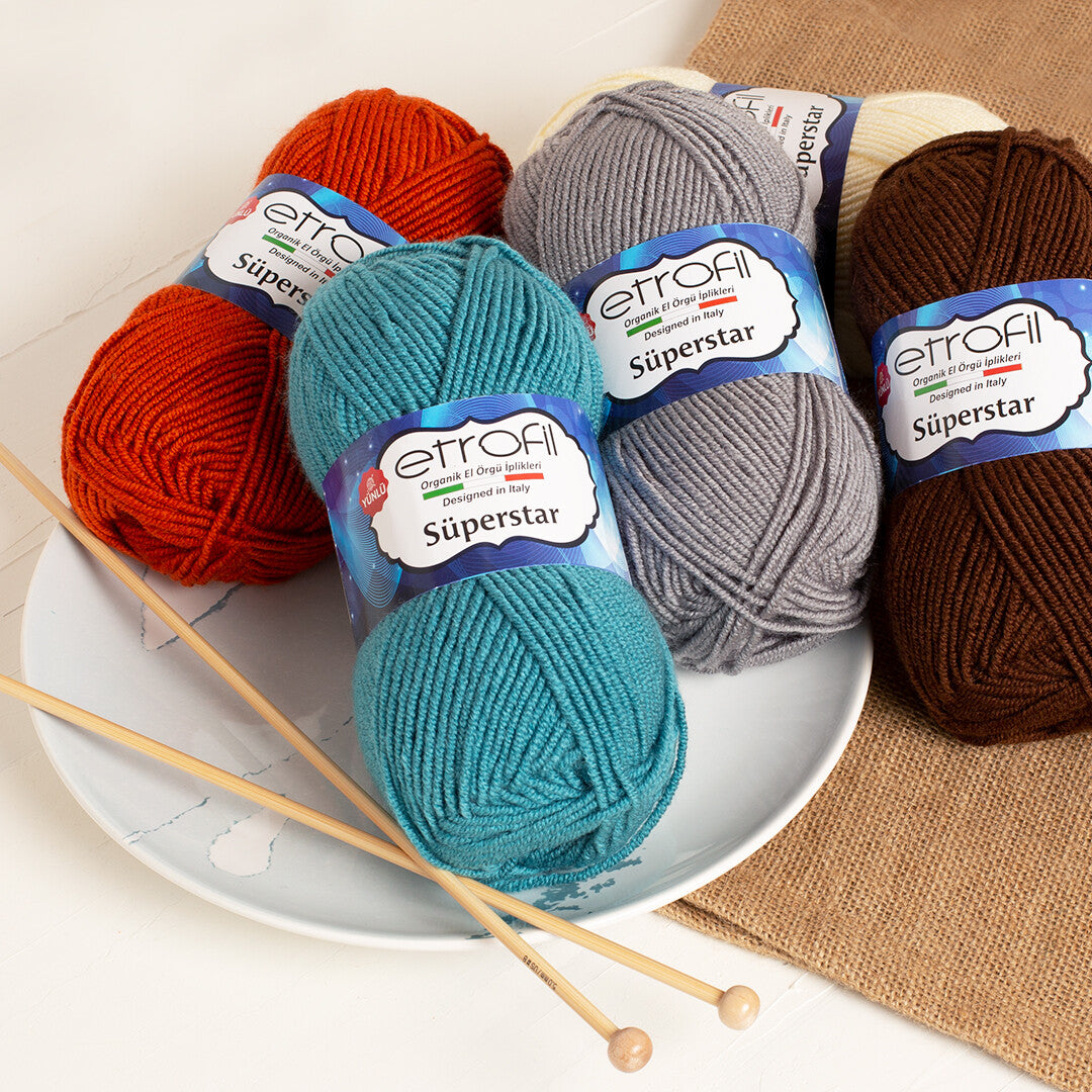 Etrofil Süperstar Haki El Örgü İpi - 74065