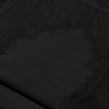 Loren Seccade Etamin Kumaşı 80x130 cm Siyah-06