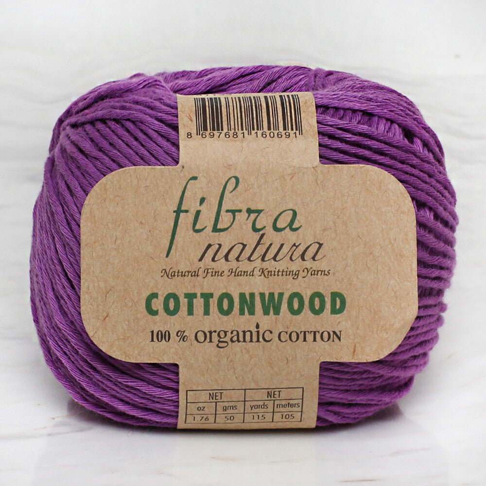 Fibra Natura Cottonwood Mor El Örgü İpi - 41133