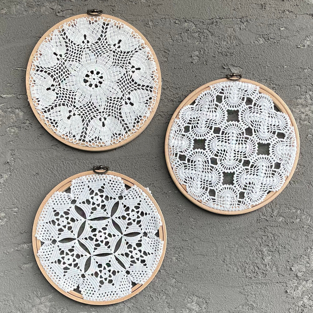 Nurge 8 mm Vidalı Ağaç Nakış Kasnak - No.2