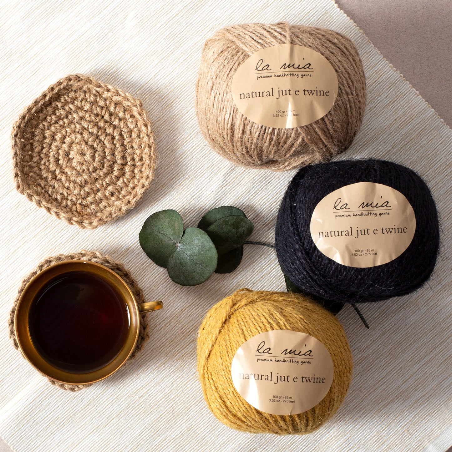 La Mia Natural Jute Twine 100 gr Jüt İp - L212