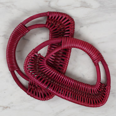 Loren Bambu Mürdüm 2'li Çanta Sapı