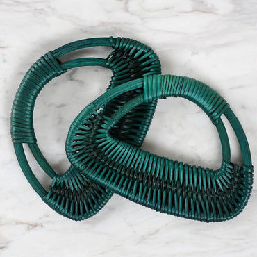 Loren Bambu Yeşil 2'li Çanta Sapı